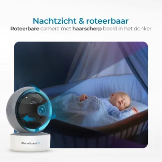 GlobeGuard Babyfoon Camera 5MP Full HD