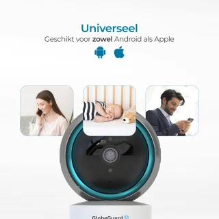 GlobeGuard Babyfoon Camera 5MP Full HD