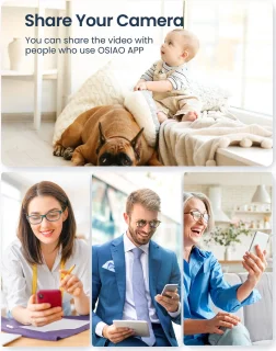 GNCC P1 Wifi Babyfoon met Camera Wit