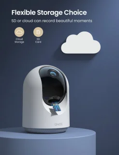 GNCC P1 Wifi Babyfoon met Camera Wit