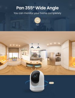 GNCC P1 Wifi Babyfoon met Camera Wit