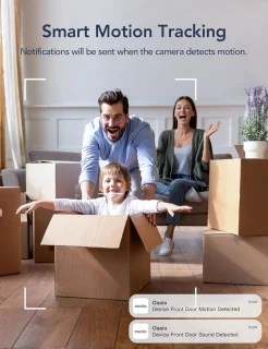 GNCC P5 2K Wifi Babyfoon met Camera Zwart