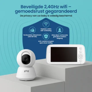 Gologi Babyfoon met Camera Wit