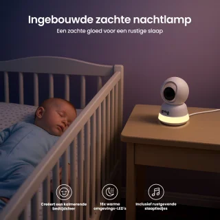 Gologi Babyfoon met Camera Wit