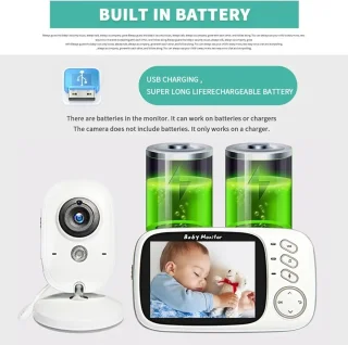 Gran Vida Babyfoon met Camera 3.2 Inch LCD