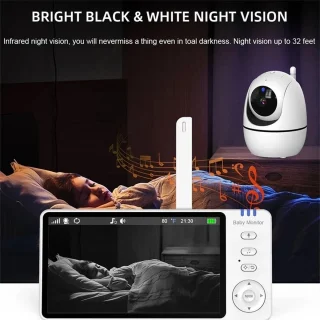 Gran Vida Draadloze Babyfoon met Camera 5.0 Inch