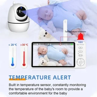 Gran Vida Draadloze Babyfoon met Camera 5.0 Inch