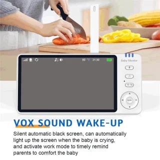 Gran Vida Draadloze Babyfoon met Camera 5.0 Inch