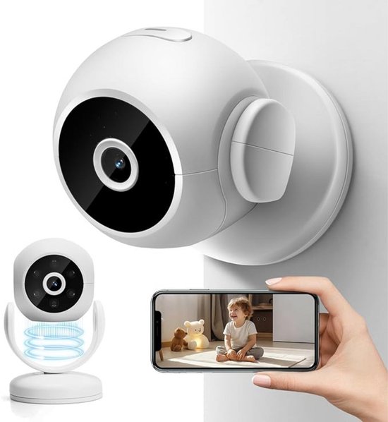 GTB® Huisdiercamera Wit 7x7x10cm