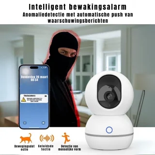 GTB Huisdiercamera wit 7x7x11 cm