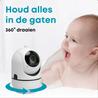 HappyLiving Babyfoon met Camera Wit Full HD
