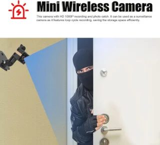 HD Mini Camera draadloos voor huisbewaking