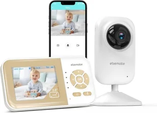Hd video babyfoon met 2 camera's