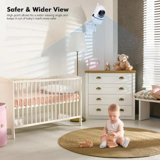 HelloBaby & ANMEATE Babyfoonhouder voor HB65, HB40, HB6550, HB66, HB6339, HB6550 Pro, SM935E