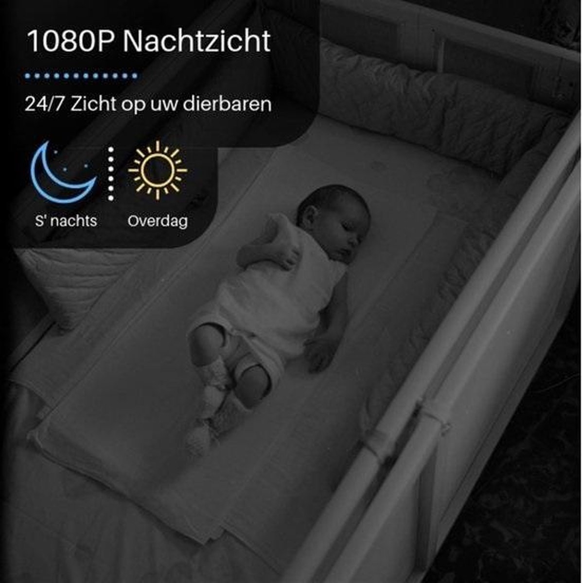 Higestone Babyphone WiFi HD Met Camera