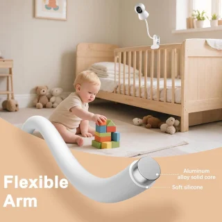 Houder voor babyfoon en babycamera