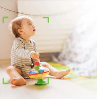 Hubble Connected Nursery Pal Dual Vision 5 Baby Monitor