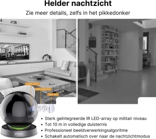 Huisdiercamera 360° Draaibaar Met App En 2-Weg Audio