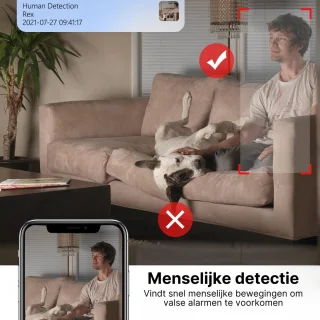Huisdiercamera 360° Draaibaar Met App En 2-Weg Audio