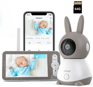 ieGeek 2K babyfoon: slimme monitoring met ruime functionaliteit en offline scherm