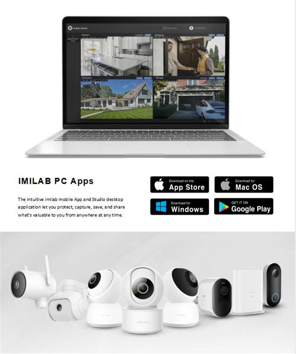 Imilab C21 Babyfoon Camera Wit