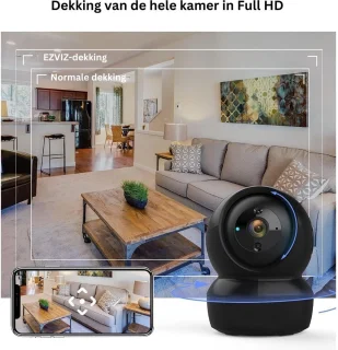 Imperatoris Hondencamera 360° Pan/Tilt Full HD Zwart