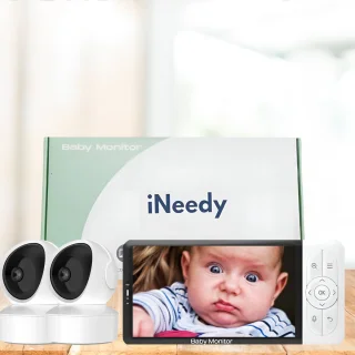 iNeedy Apy Babyfoon 2 Camera's 5 Inch