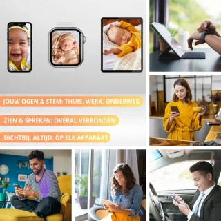 iNeedy Apy Babyfoon met Camera en App 5 Inch