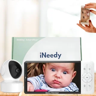 iNeedy Apy Babyfoon met Camera en App 5 Inch