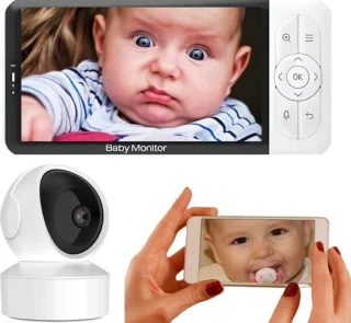 iNeedy Apy Babyfoon met Camera en App 5 Inch