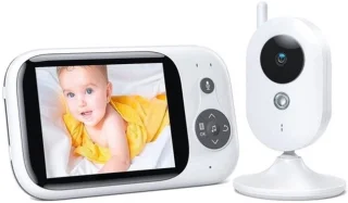 Intelectro Babyfoon 3.2" HD Wit