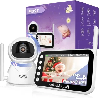 Intelligente Babyfoon met Camera 28 inch LCD-display 1500 mAh