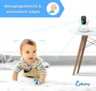 Kolvy Babyfoon met Camera 3MP WiFi