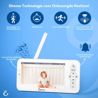 Kolvy Babyfoon Pro DUO met Twee Camera's en App