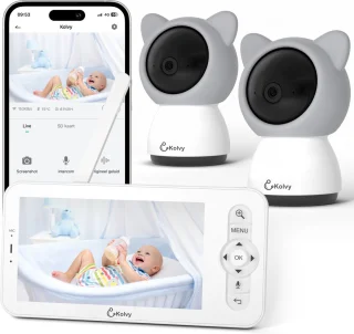 Kolvy Babyfoon Pro DUO met Twee Camera's en App