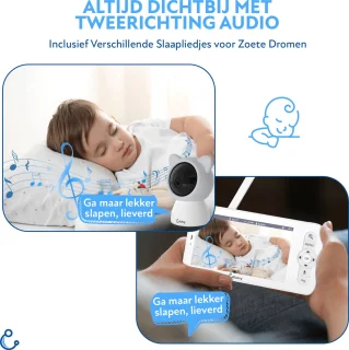 Kolvy Babyfoon Pro DUO met Twee Camera's en App