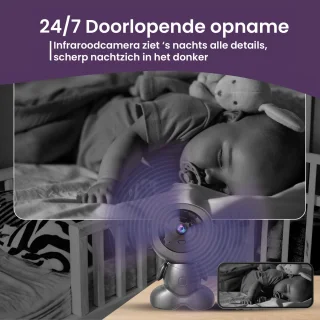 Kooshy Babyfoon 3MP Full HD Camera