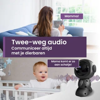 Kooshy Babyfoon 3MP Full HD Camera