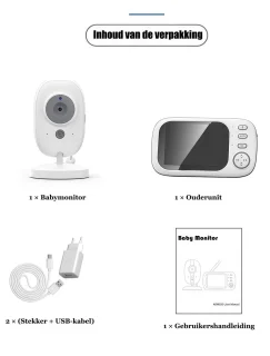 Kraftverdia Easy Babyfoon met camera