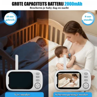Kraftverdia Easy Babyfoon met camera