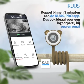 KUUS. Beertje BM1 Babyfoon met Camera en App