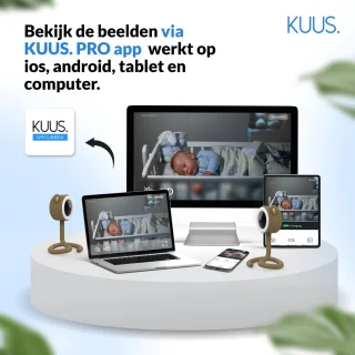 KUUS. Beertje BM1 Babyfoon met Camera en App
