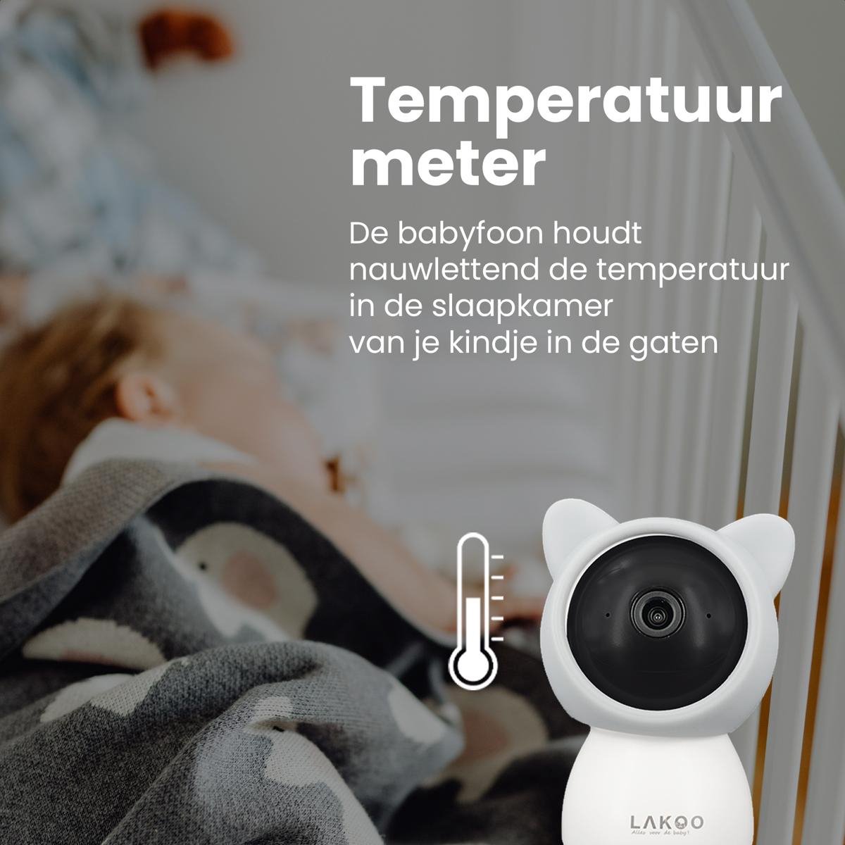 Lakoo BabyGuard Kitty Babyfoon met Camera en App