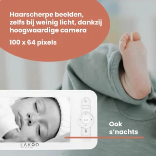 Lakoo BabyGuard Kitty Babyfoon met Camera en App