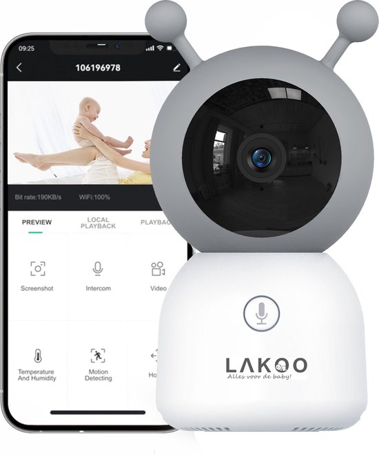 Lakoo BabyGuard Pro 6T – Complete babybewaking met slimme functies