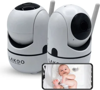 LAKOO BabyGuard Wifi Babyfoon met Camera 1080p Full HD