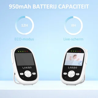 LAKOO C Babyfoon 2 inch Monitor en Camera