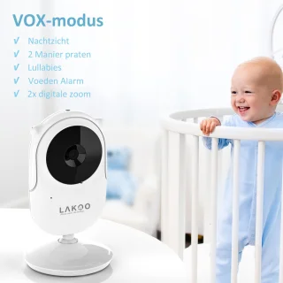 LAKOO C Babyfoon 2 inch Monitor en Camera