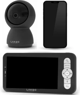 Lakoo Kitty Babyfoon HD Wifi Zwart