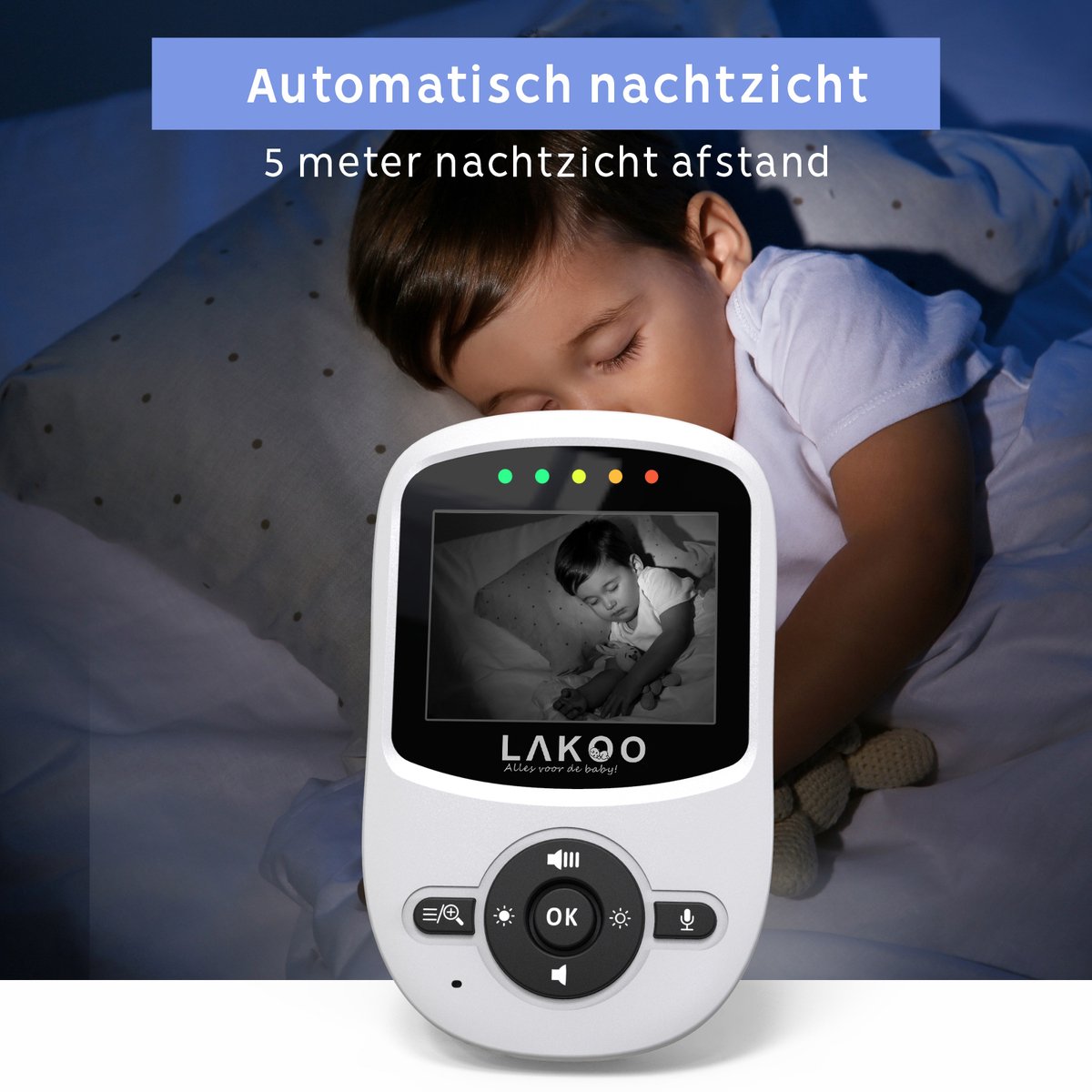 Wat vinden we goed aan de LAKOO MiniGuard Vision B Babyfoon met Camera